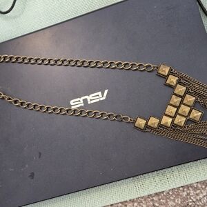Geometric Gold Necklace